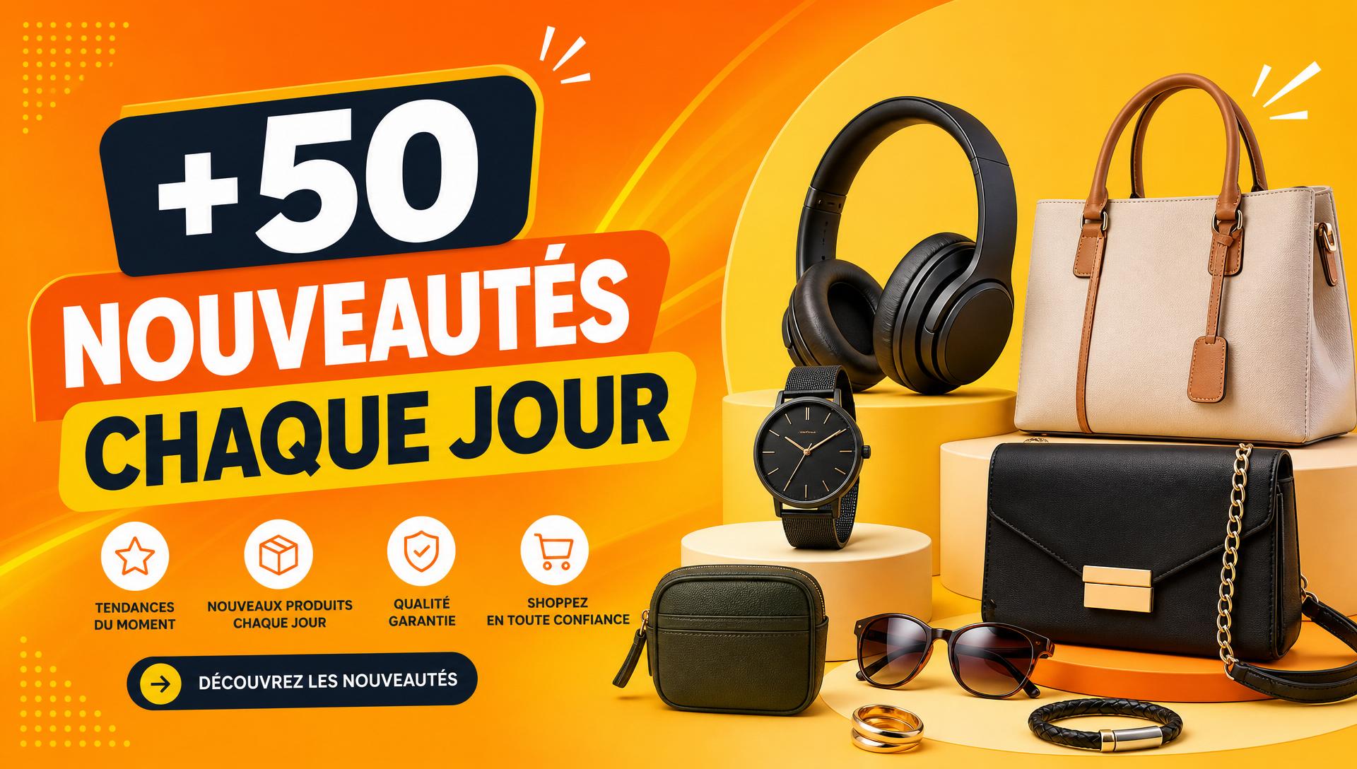 Plus de 50 nouveautés chaque jour